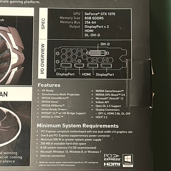 MSI Nvidia GTX 1070 ARMOR OC - Picture 6 of 6
